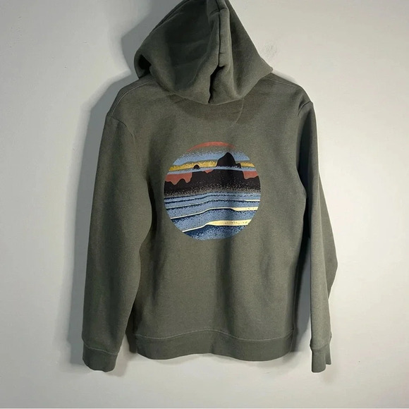 Patagonia Unisex Skyline Stencil Uprisal Hoodie Mens small Women’s Medium - Picture 2 of 9